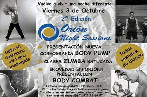 2ª Edición Orión Night Sessions