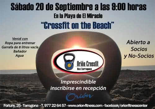 Crossfit on the beach