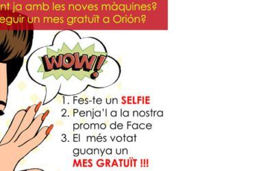 Concurso de Selfies Exclusivo para socios de Orión Participa y gana !!